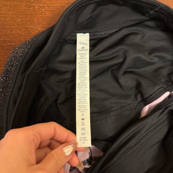 Lululemon Speed up Shorts 2.5" (Size 4) EUC Pink Speckle Ombre - Picture 4 of 8